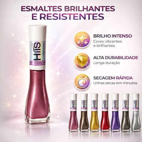 Esmalte Magnético Hits Com Efeito Por Im ...